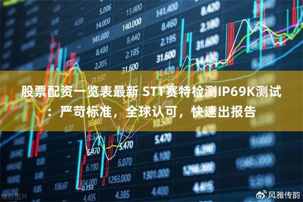股票配资一览表最新 STT赛特检测IP69K测试：严苛标准，全球认可，快速出报告
