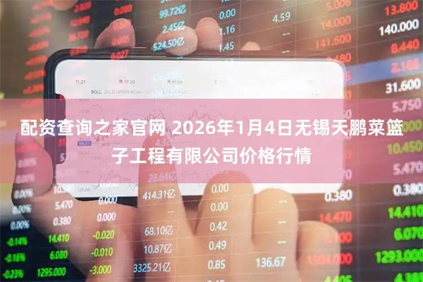 配资查询之家官网 2026年1月4日无锡天鹏菜篮子工程有限公司价格行情